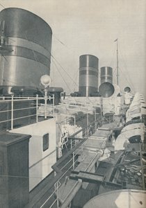 バミューダの君主の3つの漏斗、ファーネスウィジーの豪華なライナー、1937 作： Unbekannt