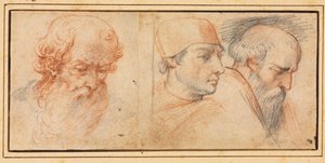 3つの主な研究、1600年代。 作： Unbekannt