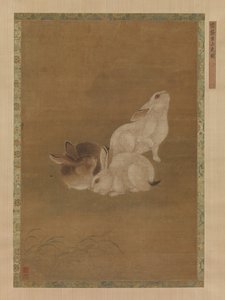3つのウサギ。 作： Unbekannt