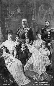 3世代の英国王室、c1903 作： Unbekannt