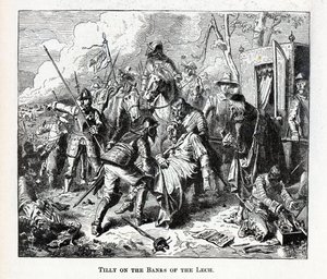 レッヒのほとりのティリー、1882 作： Unbekannt