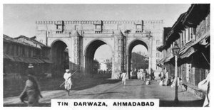Tin Darwaza、Ahmadabad、グジャラート、インド、c1925 作： Unbekannt