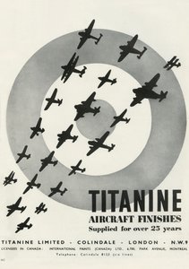 チタニン航空機仕上げ、1941年。 作： Unbekannt