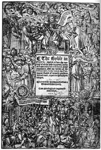 聖書のタイトルページ、1539年、1893年 作： Unbekannt