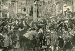 枕状のタイタス・オーツ、1685、1890。 作： Unbekannt