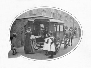 救急車で学校まで、ロンドン、c1903 1903 作： Unbekannt