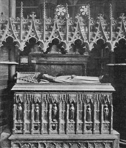 エドワード3世の墓、ウェストミンスター寺院、1903 作： Unbekannt