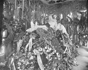 フアレスの墓、サンフェルナンド墓地、メキシコシティ、メキシコ、c1900。