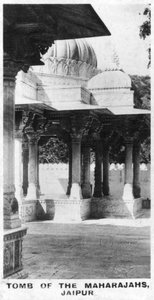 マハラジャの墓、ジャイプール、ラージャスターン州、インド、c1925