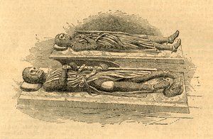 テンプル騎士団の墓、1870年、1897年。 作： Unbekannt