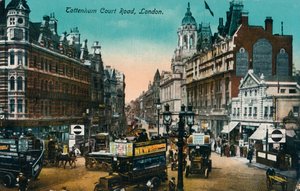 トッテナムコートロード、ロンドン、1915年、c1900-1930 作： Unbekannt