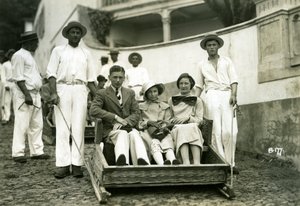 観光客、マデイラ、c1920s-c1940s 作： Unbekannt