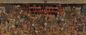 1498年にアントワープで行われた大会。 作： Unbekannt