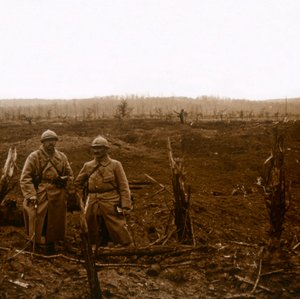 フランス北部のラマルメゾンに向けて、c1914-c1918。 作： Unbekannt
