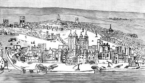 ロンドン塔、c1543、1893 作： Unbekannt