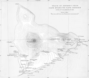 エヴァンス岬からクロジエ岬までの旅路-1911年6月27日から8月1日まで1913年、1913年 作： Unbekannt