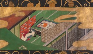 17世紀初頭、ツタのブドウの木に巻き込まれた木。 作： Unbekannt