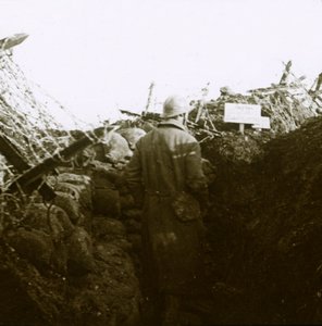 トレンチ、コーニール、フランス、c1914-c1918