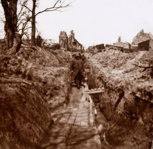 トレンチ、ソンム、フランス北部、c1914-c1918