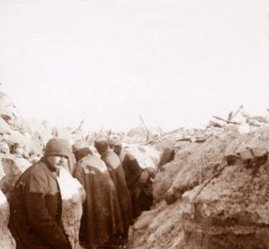トレンチ、フランス北部、タフル、c1914-c1918