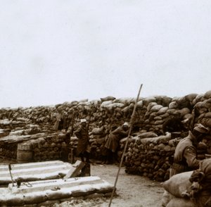Mamelon Vert、Nieuwpoort、フランダース、ベルギー、c1914-c1918の塹壕