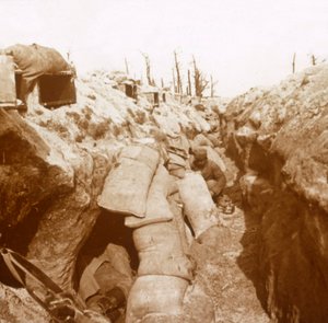 フランス北部、シャンパーニュの溝、c1914-c1918 作： Unbekannt