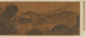 17～18世紀の蜀山中の架台道。 作： Unbekannt