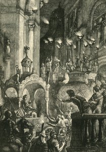 コンスタンティノープルのヘラクリウスの勝利、紀元629年、1890年。 作： Unbekannt