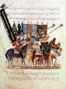 宗教儀式での騎士の部隊、c1240 作： Unbekannt