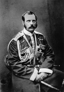 ロシアの皇帝アレクサンドル2世、1863 作： Unbekannt