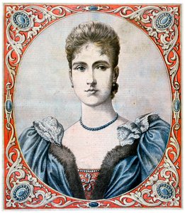 Tsarina Alexandra、ロシアの皇后の配偶者、1894