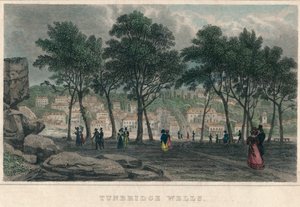 タンブリッジウェルズ、1828年。 作： Unbekannt