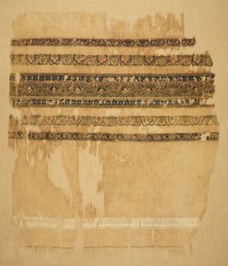 ターバンまたはショールの最後は、ティラズとゴールドで1094。 作： Unbekannt
