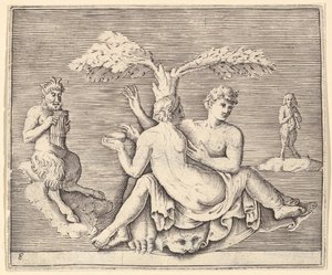 パンを持つ2人の恋人、caを公開しました。 1599-1622。