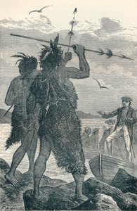2人の原住民紛争、キャプテンクックス上陸、1904年