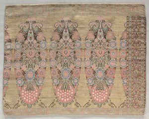 スカーフからの2つのピース、1700年代。 作： Unbekannt
