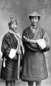 2人のシッキム人男性、c1910 作： Unbekannt