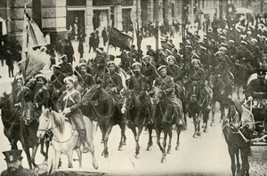 ロシア騎兵の種類、1919年。 作： Unbekannt
