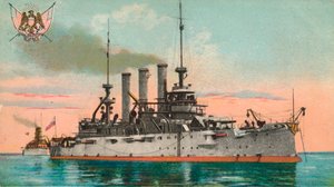 米国戦艦ミズーリ、c1908 作： Unbekannt
