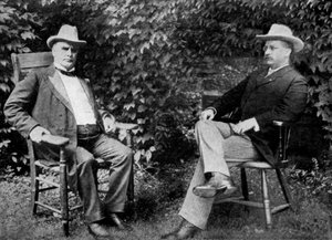 ウィリアムマッキンリー米国大統領、セオドアルーズベルト副大統領、1899年1951年 作： Unbekannt