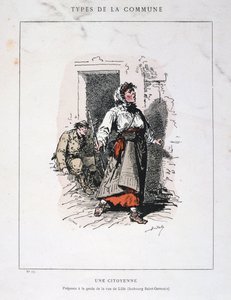 市民、パリコミューン、1871年。 作： Unbekannt
