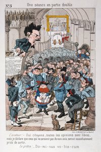 ダブルパーティーのセッション、1871年。 作： Unbekannt