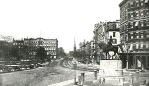 ユニオンスクエア、ニューヨーク、アメリカ合衆国、1895年。 作： Unbekannt