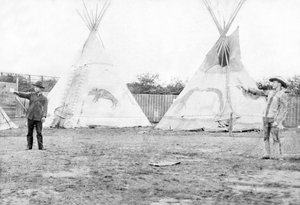 アメリカ。バッファロー・ビルのワイルド・ウエスト・ショー - c1880 作： Unbekannt