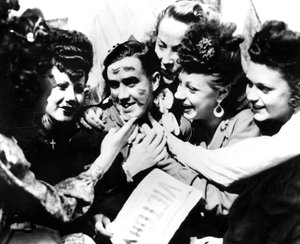 VEデーのお祝い、パリ、1945年5月8日 作： Unbekannt