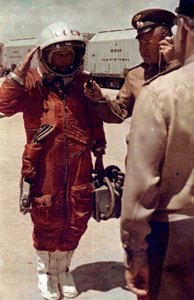 Valentina Tereshkova、ロシアの宇宙飛行士、バイコヌール宇宙基地、ソ連、1963年6月16日