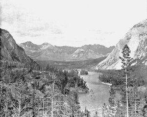 カナダ、アルバータ州、ボウ川の谷、c1900。 作： Unbekannt