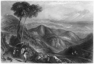 Dhoonの谷、ヒマラヤ山脈、c1860