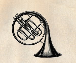 バルブホーン、1895年。