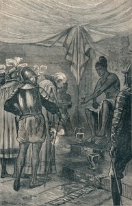 バスコダガマ、1904年に王を訪問 作： Unbekannt
